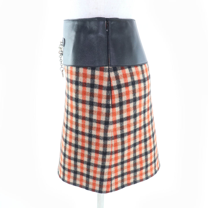Excellent HERMES skirt Multi cashmere Women 34 3H0322DE