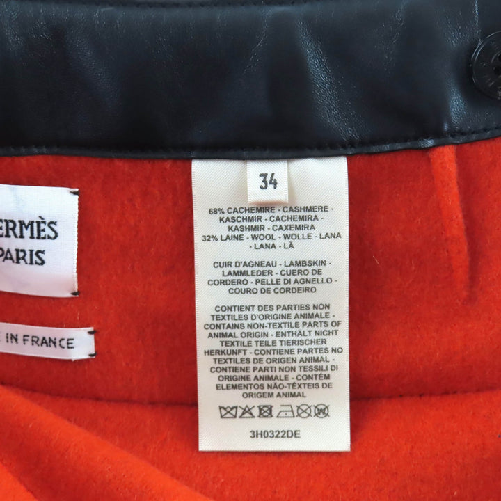 Excellent HERMES skirt Multi cashmere Women 34 3H0322DE