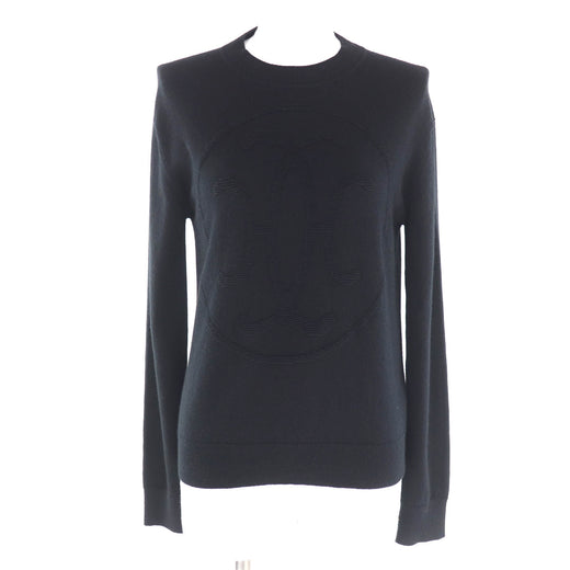 Pristine HERMES knit black cashmere Women 38 3H2653D1