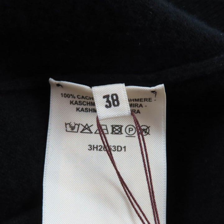 Pristine HERMES knit black cashmere Women 38 3H2653D1