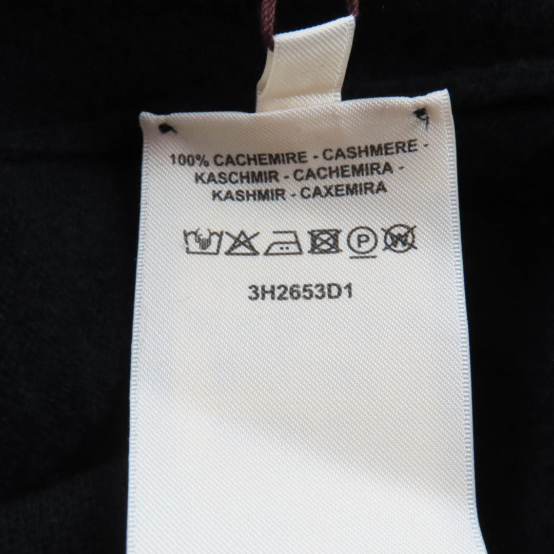 Pristine HERMES knit black cashmere Women 38 3H2653D1