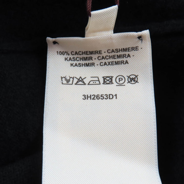 Pristine HERMES knit black cashmere Women 38 3H2653D1