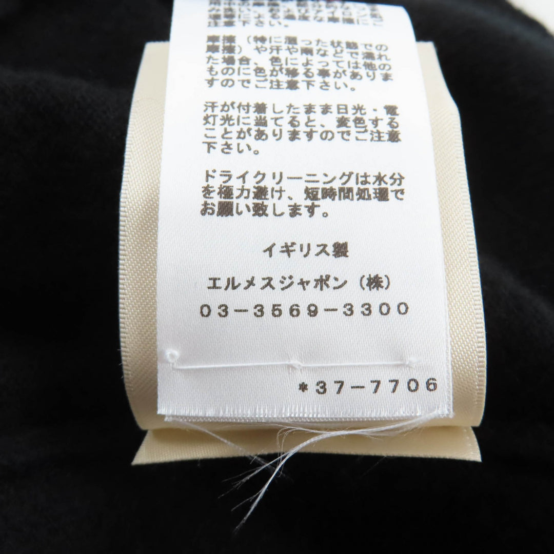 Pristine HERMES knit black cashmere Women 38 3H2653D1