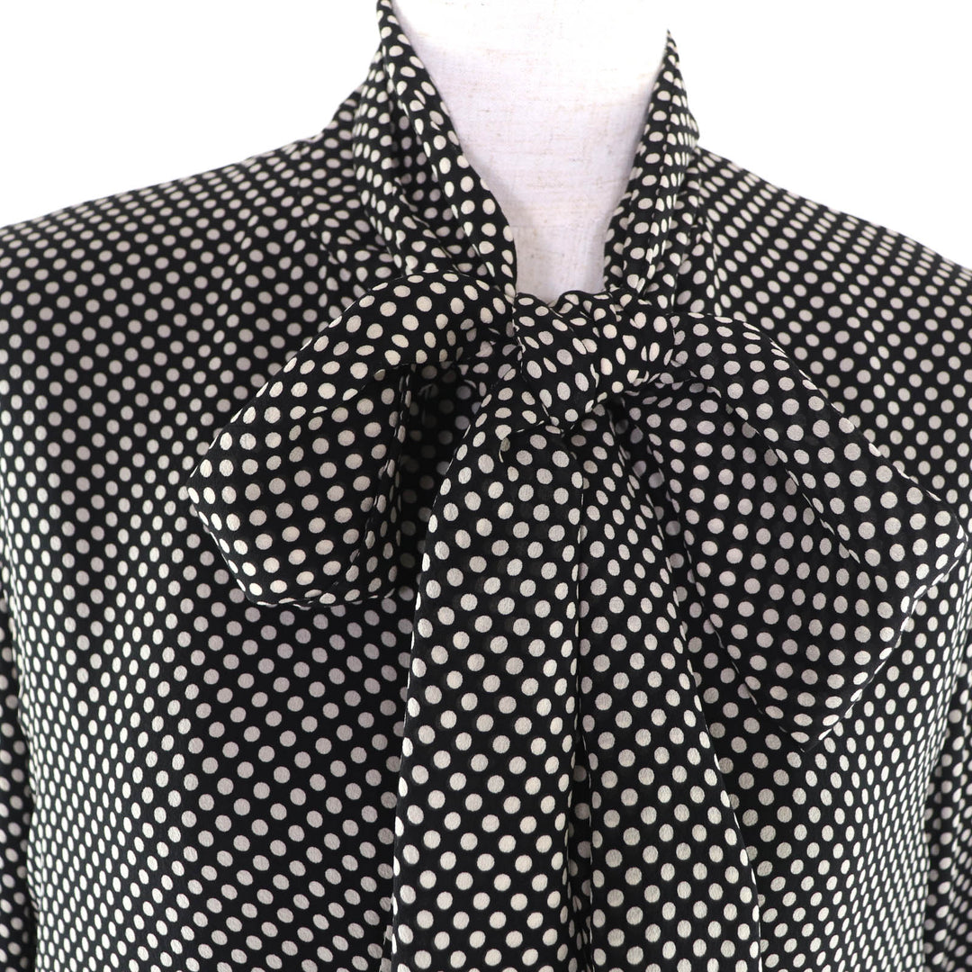 Excellent CELINE one piece black silk Women 38 2R353150E