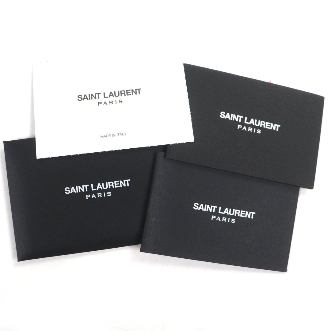 Great SAINT LAURENT PARIS Tote Bag Rib Gauche black leather mens 587273