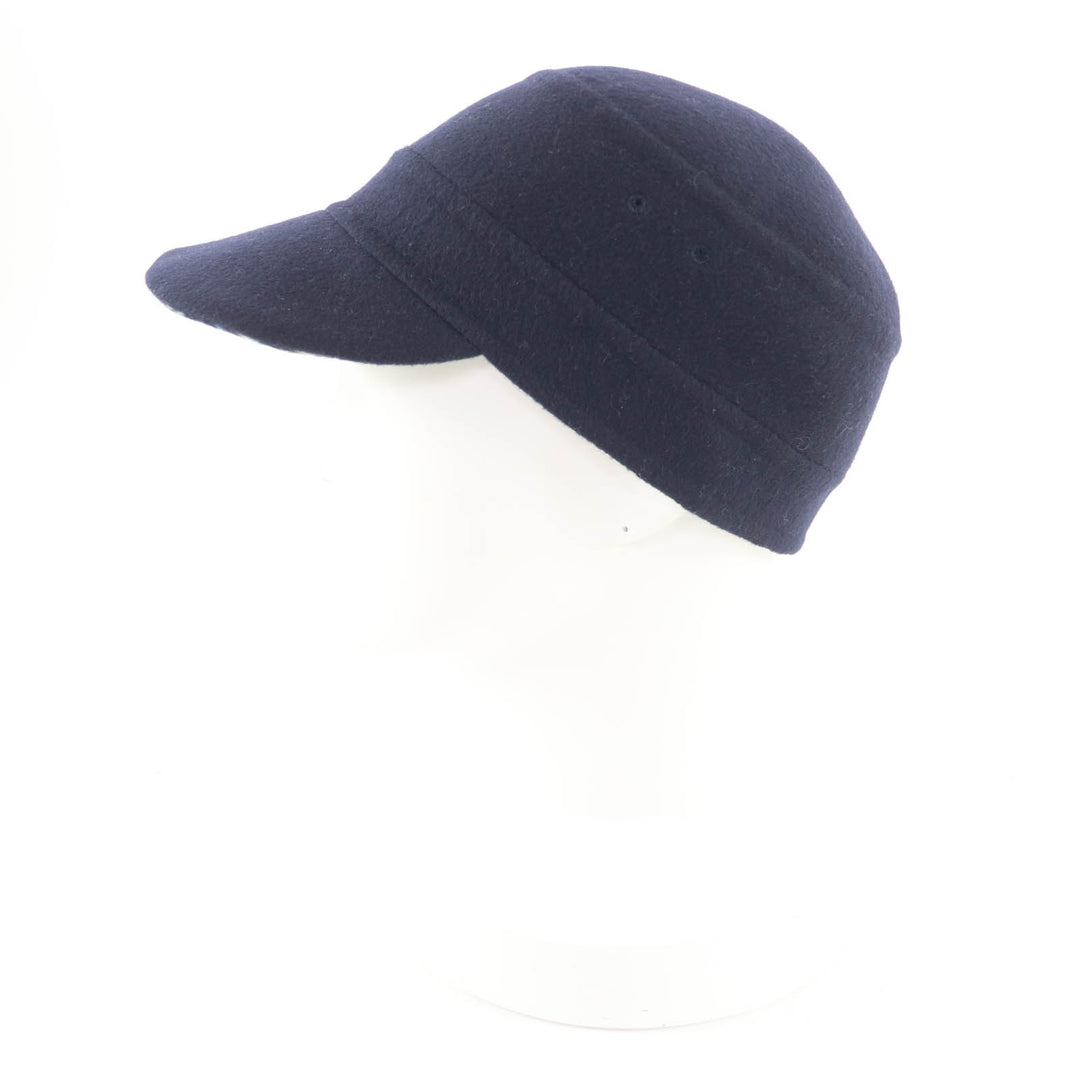Great Christian Dior Casquette Oblique Navy wool Women 58 21DCH918I100