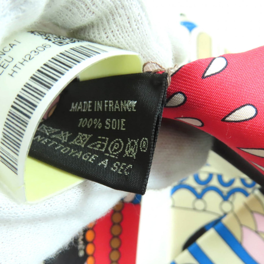 Pristine HERMES scarf La Patisserie Francaise Twilly Charms silk Women