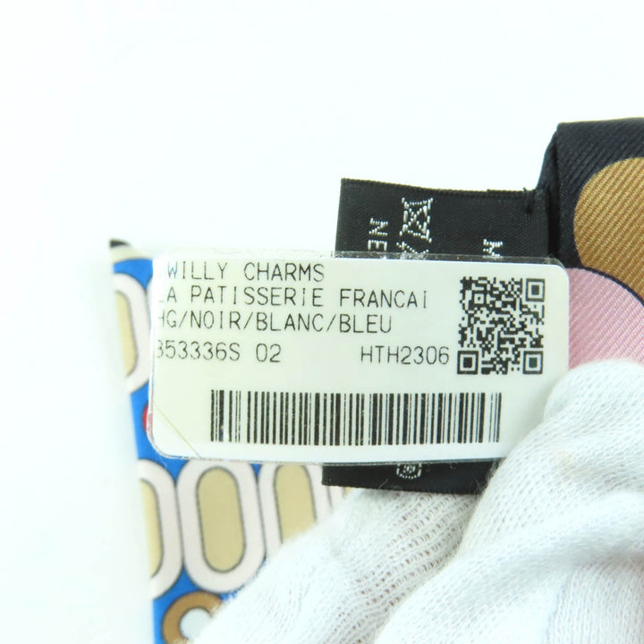 Pristine HERMES scarf La Patisserie Francaise Twilly Charms silk Women