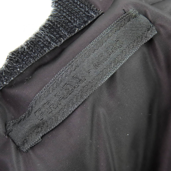 Excellent PRADA Scarf Triangle logo hooded RE-NYLON down jacket Red 2FS028