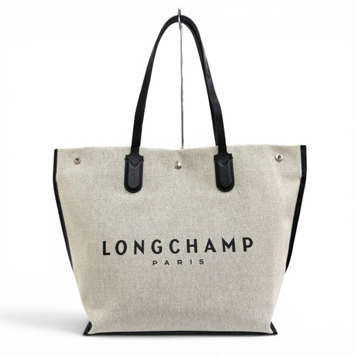 Excellent Longchamp Tote Bag ROSEAU ESSENTIAL Shopping bag beige 10090 HSG 037