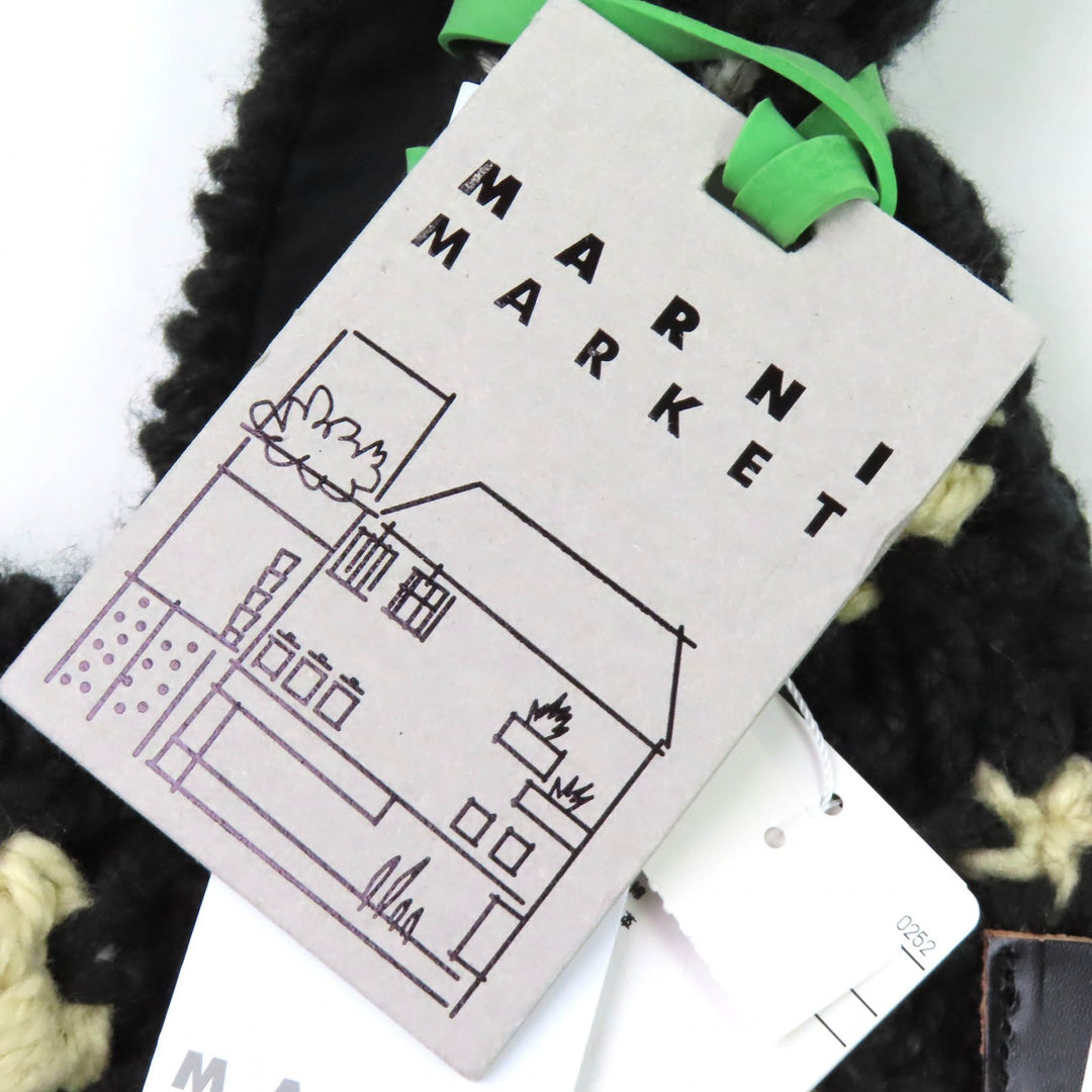 Pristine MARNI MARNI MARKET Crochet Mini Fish Bag Twinhandle knit bag SHMH0147M1