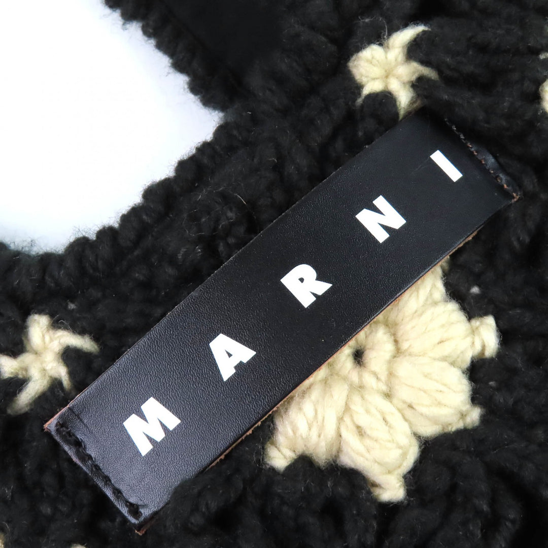 Pristine MARNI MARNI MARKET Crochet Mini Fish Bag Twinhandle knit bag SHMH0147M1