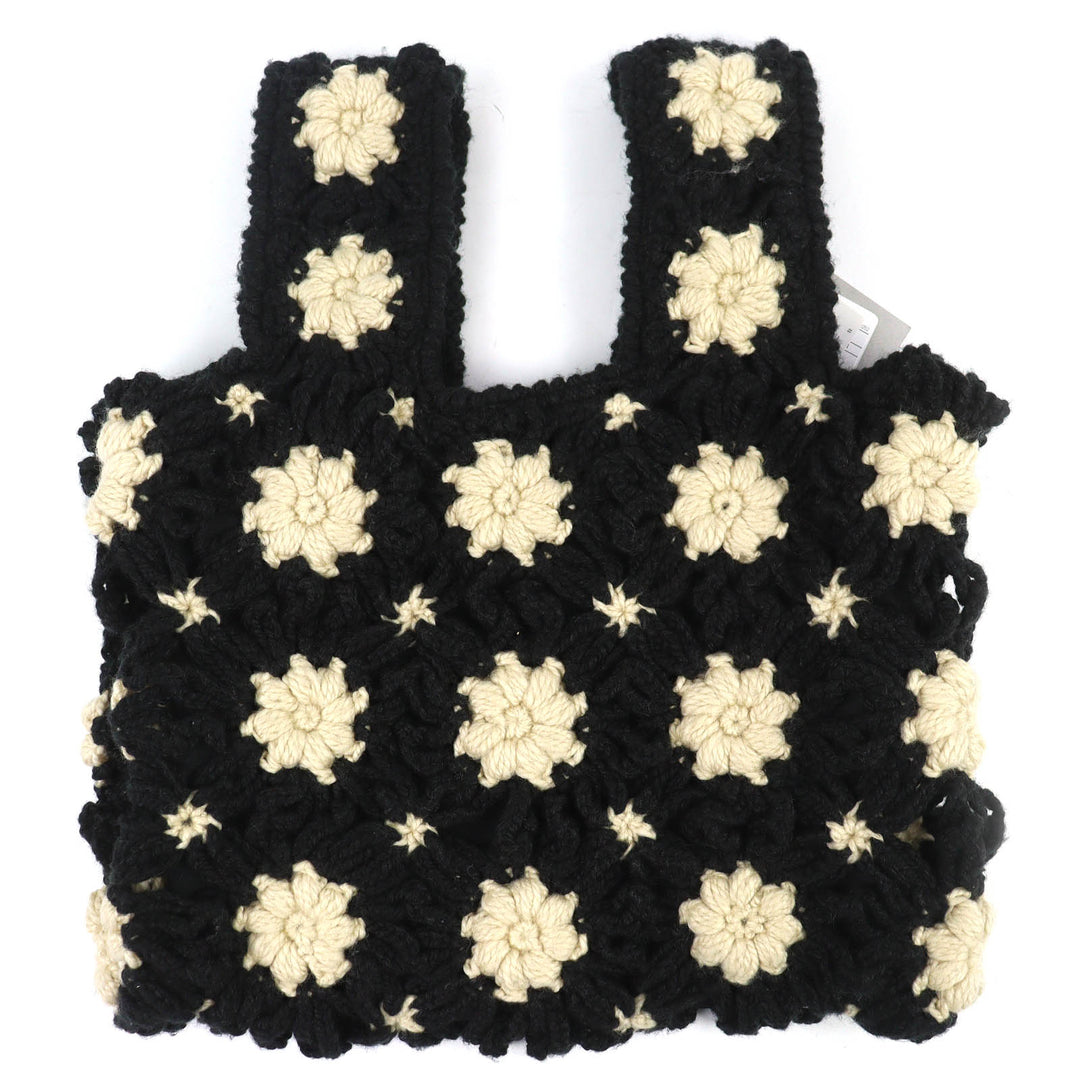Pristine MARNI MARNI MARKET Crochet Mini Fish Bag Twinhandle knit bag SHMH0147M1