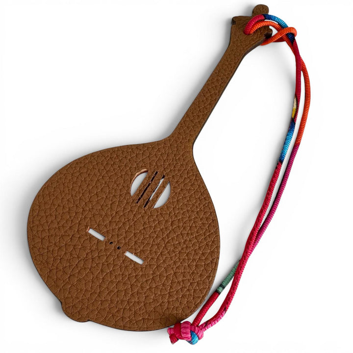 Pristine HERMES charm Petit Assi guitar pink leather Women