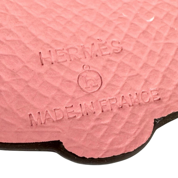 Pristine HERMES charm Petit Assi guitar pink leather Women