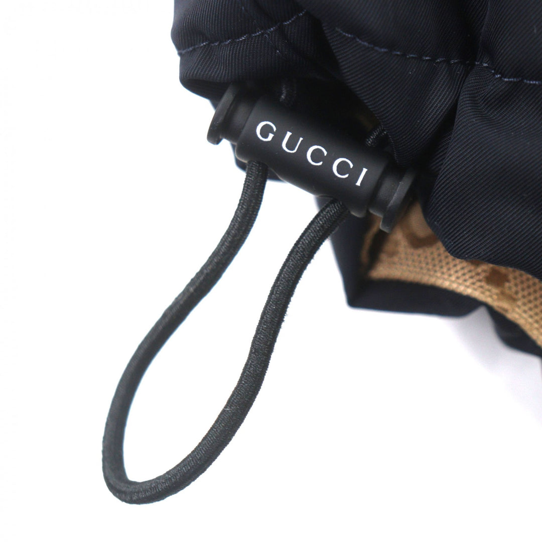 Great GUCCI mountain hoodie Navy Nylon mens 44 787200