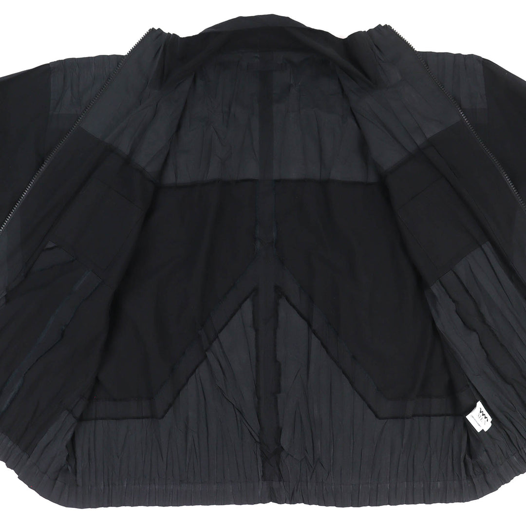 Excellent IM MEN two-piece set Issey Miyake black cotton 3 LA41FC151/LA41FF152