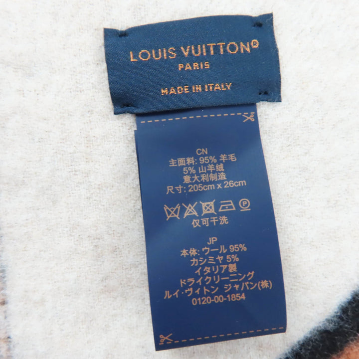 Excellent LOUIS VUITTON Scarf multicolor wool Women M90806