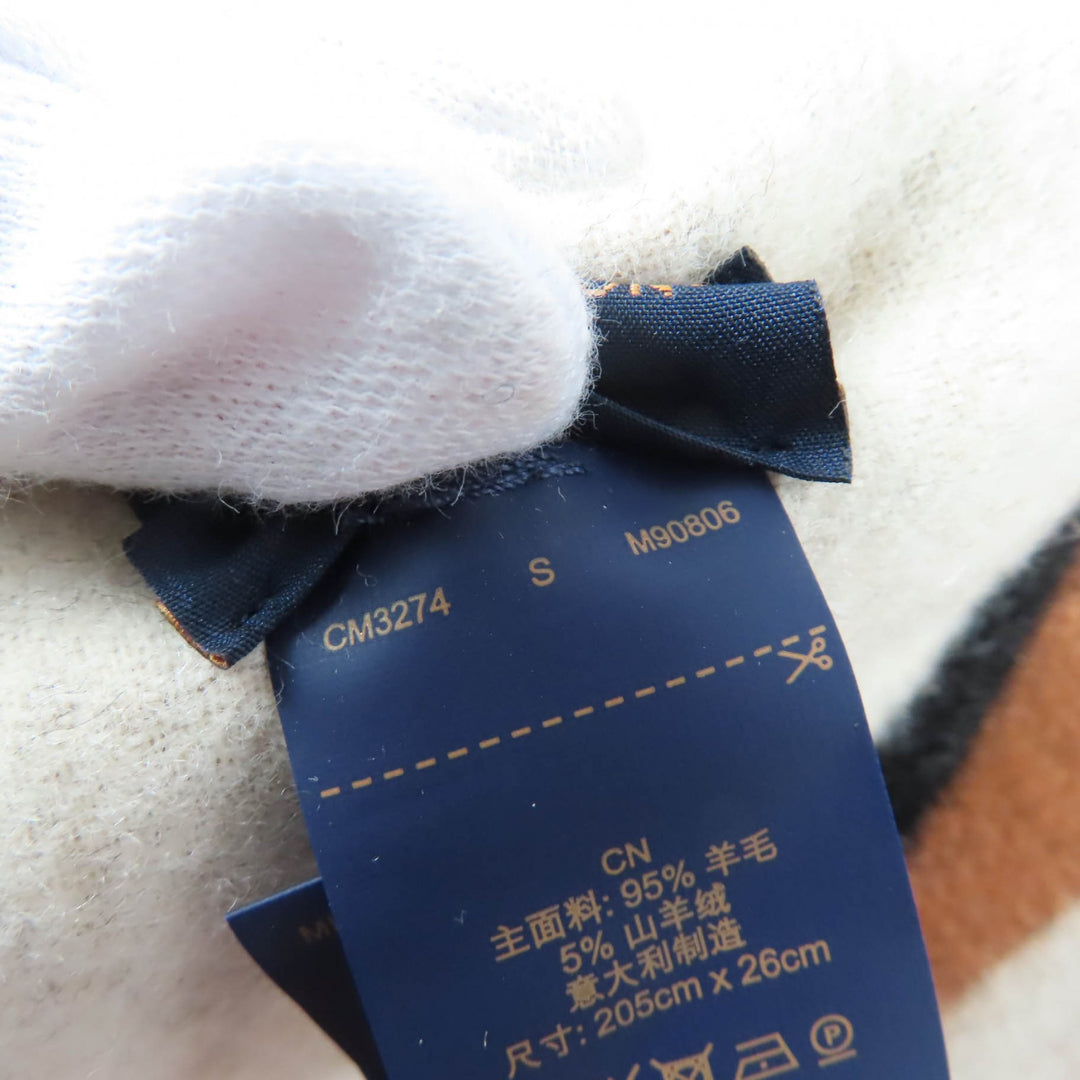Excellent LOUIS VUITTON Scarf multicolor wool Women M90806