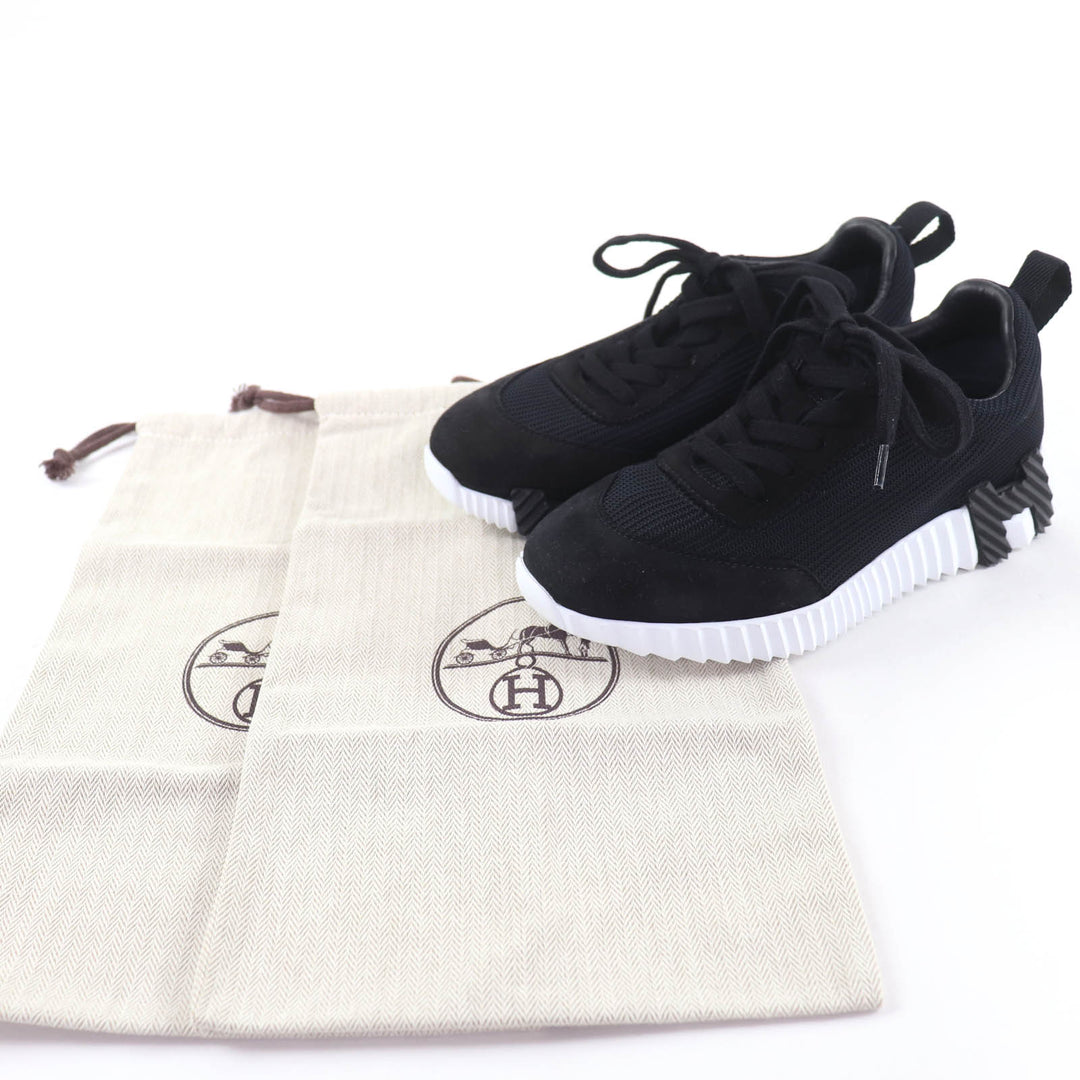 Great HERMES Low cut sneakers bouncing black Women 35