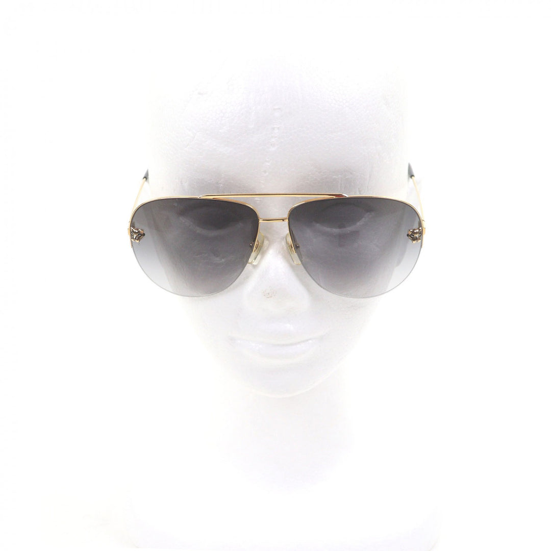 Great Cartier sunglasses PANTHERE de Cartier Teardrop aviator gold mens