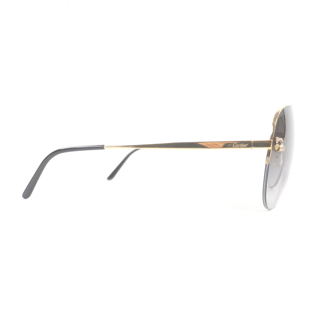 Great Cartier sunglasses PANTHERE de Cartier Teardrop aviator gold mens