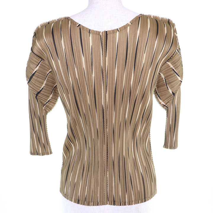 Excellent PLEATS PLEASE All-over print short sleeve T-shirt 3 PP51-JK683
