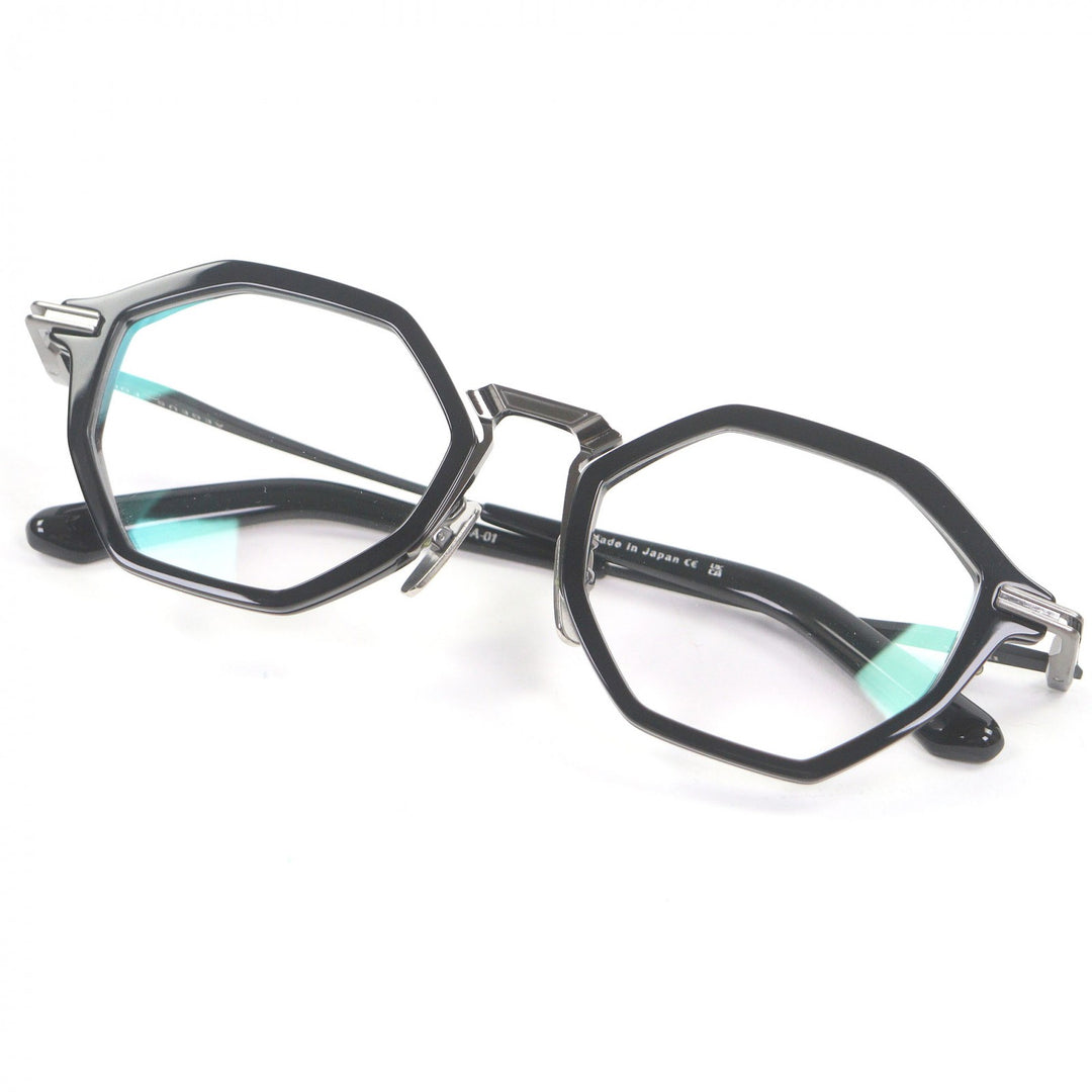 Pristine DITA Glasses AEGEUS-FOUR Octagon Frame black mens DTX448-A-01