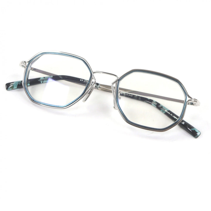 Pristine DITA Glasses HALIOD-TWO Octagon Frame Silver mens DTX170-A-02