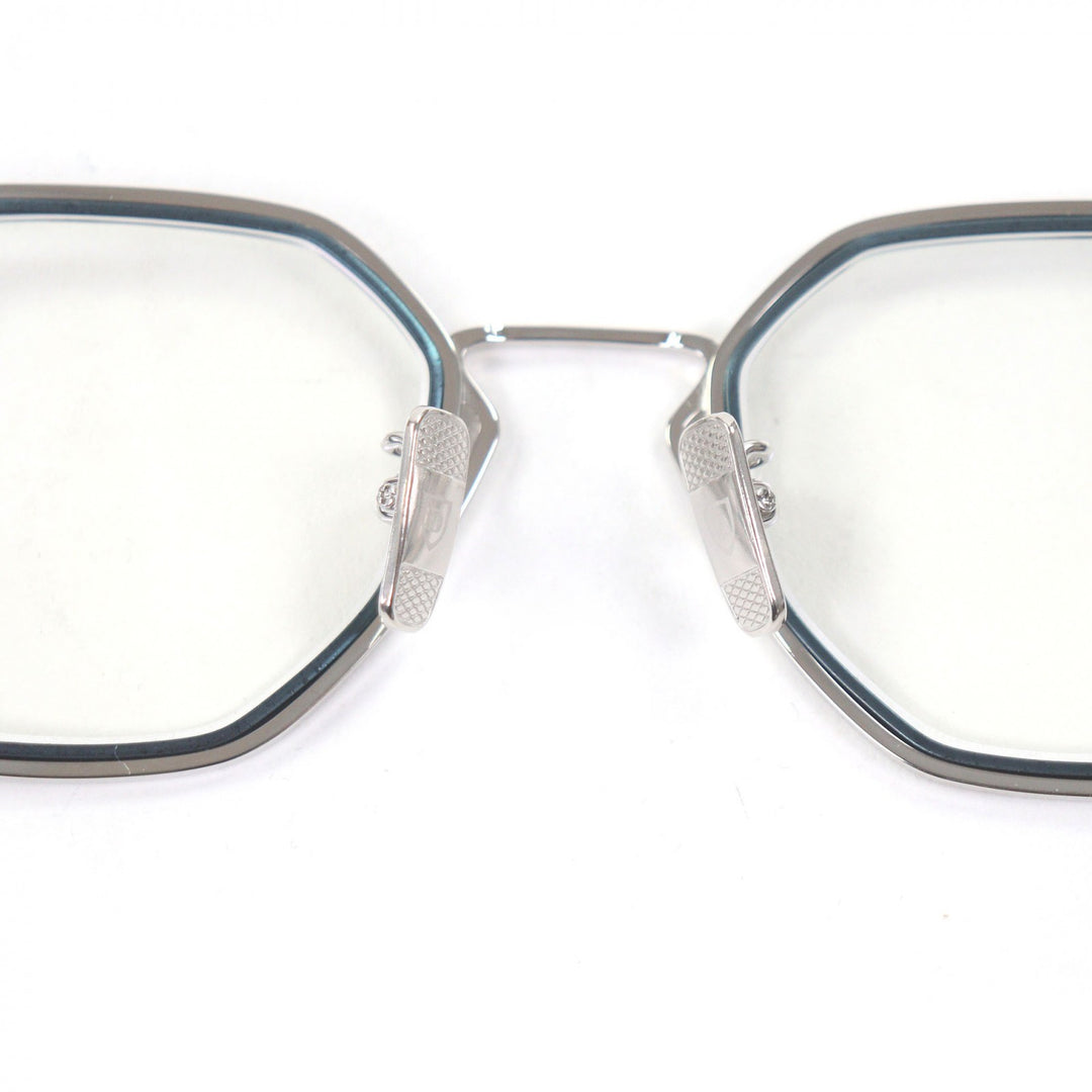 Pristine DITA Glasses HALIOD-TWO Octagon Frame Silver mens DTX170-A-02