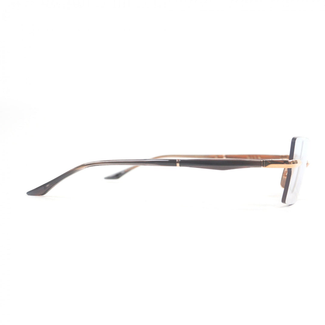 Pristine DITA sunglasses EYMORI Rimless Two-Point Pink gold mens DTX462-A-02