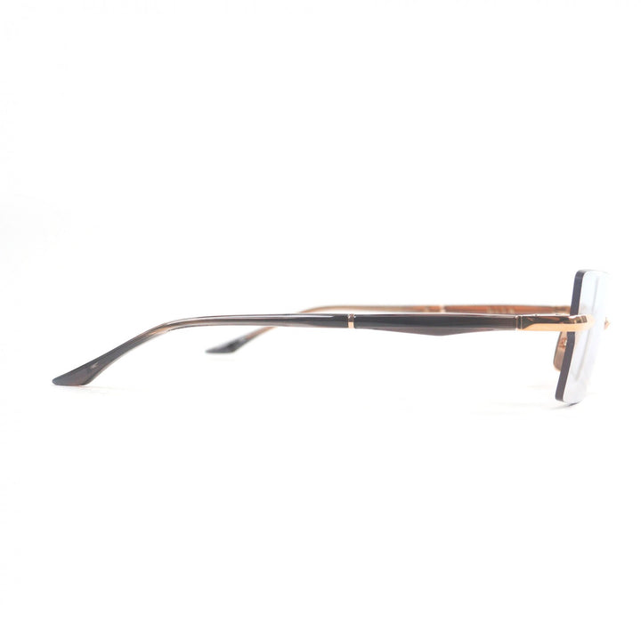 Pristine DITA sunglasses EYMORI Rimless Two-Point Pink gold mens DTX462-A-02