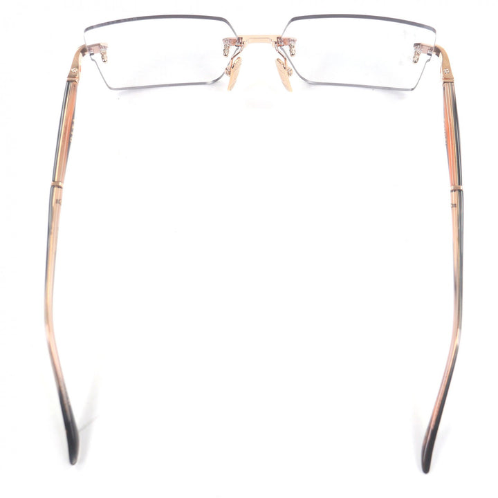Pristine DITA sunglasses EYMORI Rimless Two-Point Pink gold mens DTX462-A-02