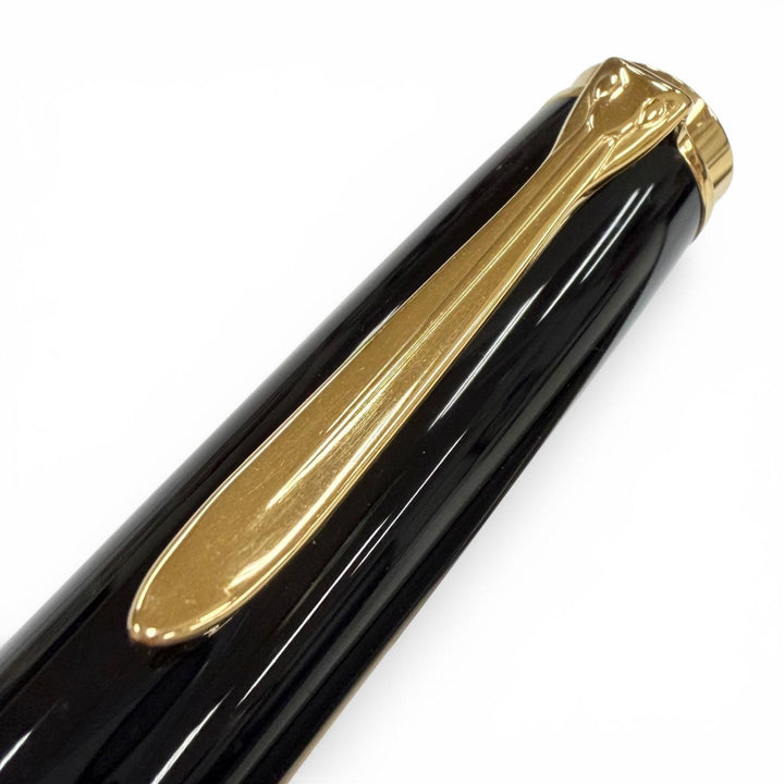 Excellent PERIKAN fountain pen Souverene M800 Red Stripe 18K mens