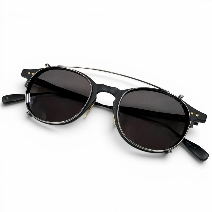 Pristine DITA sunglasses ASH Clip-on Matt black mens DTX148-A-01