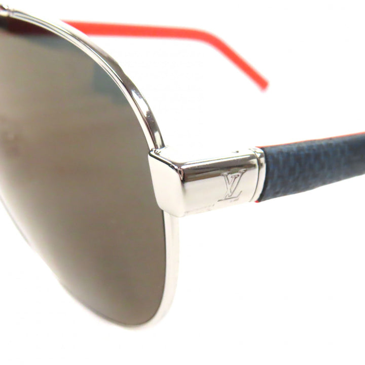 Great LOUIS VUITTON sunglasses Pacific Pilot Silver mens