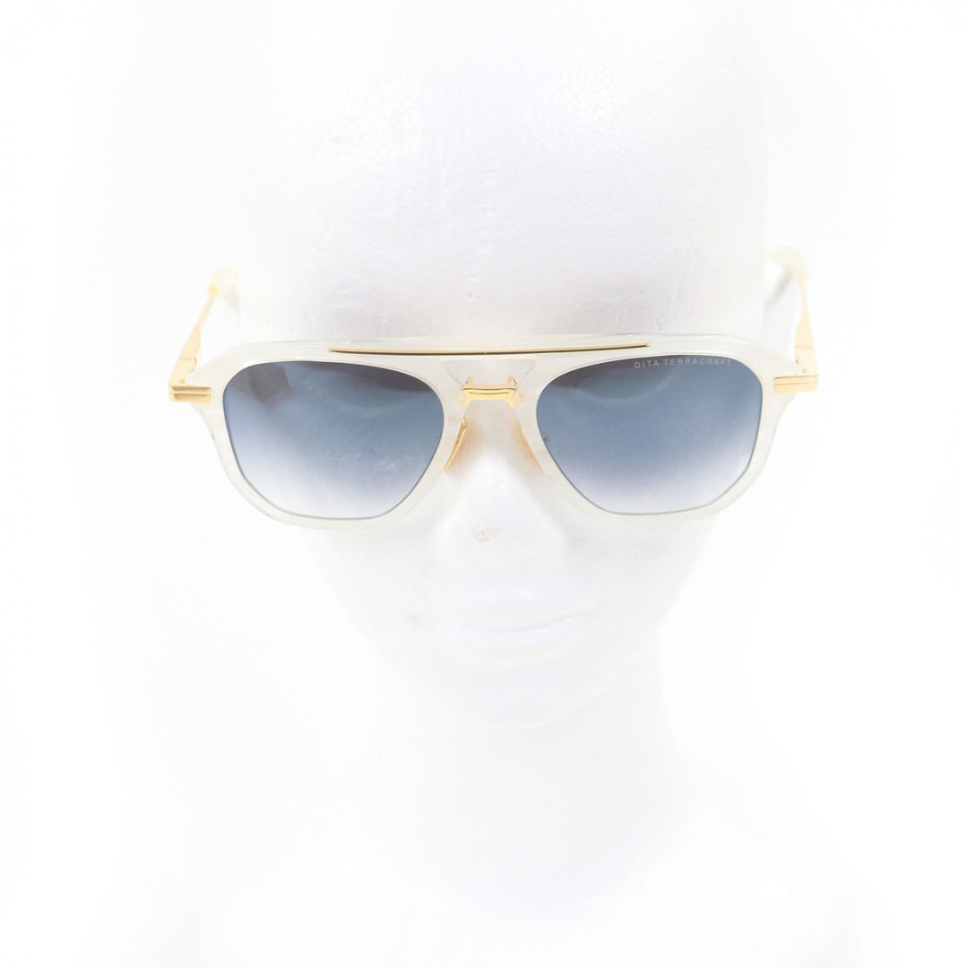 Great DITA sunglasses TERRACRAFT Two Bridges Clear white mens DTS416-A-02