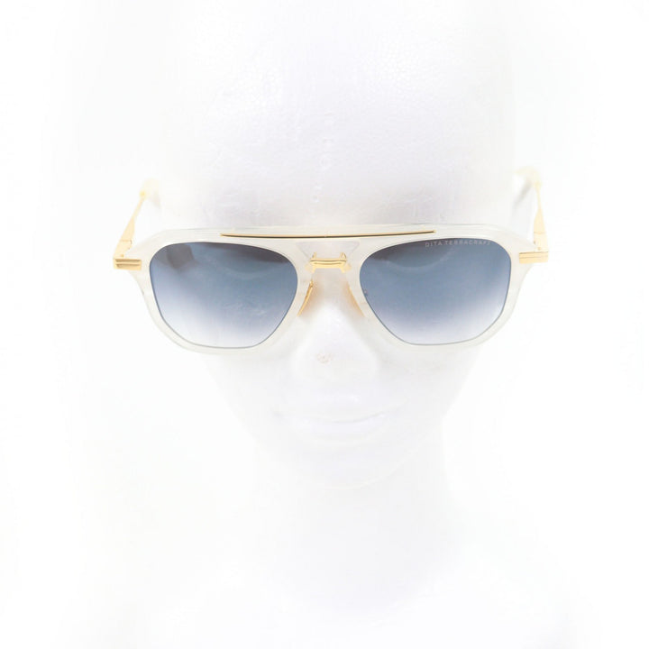 Great DITA sunglasses TERRACRAFT Two Bridges Clear white mens DTS416-A-02