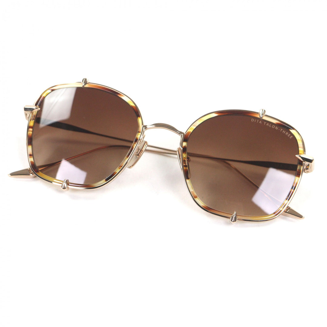 Pristine DITA sunglasses TALON THREE Eyewear gold mens DTS442-A-03