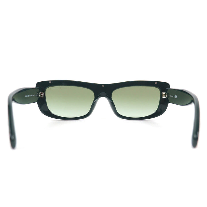 Excellent CHANEL sunglasses Rectangle Shape Sunglasses logo green 5559-A
