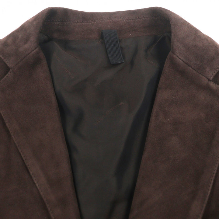 Great TAGLIATORE tailored jacket CARSON Dark brown Sheep mens 46 ASI20-03