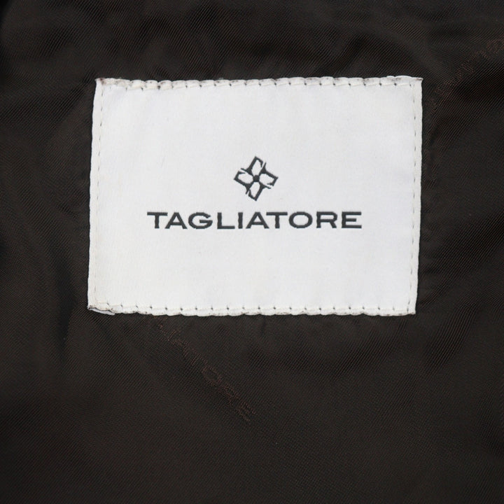 Great TAGLIATORE tailored jacket CARSON Dark brown Sheep mens 46 ASI20-03