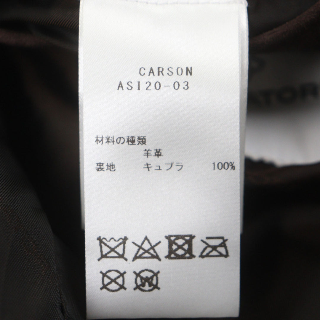 Great TAGLIATORE tailored jacket CARSON Dark brown Sheep mens 46 ASI20-03