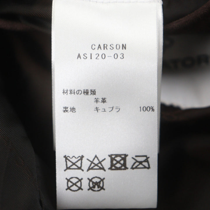Great TAGLIATORE tailored jacket CARSON Dark brown Sheep mens 46 ASI20-03