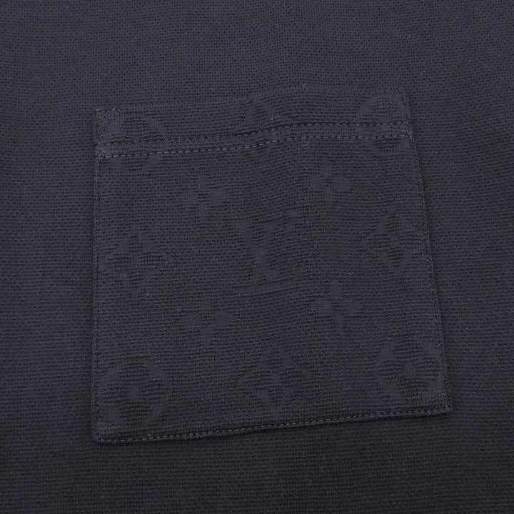 Excellent LOUIS VUITTON Short sleeve knit Navy cotton mens S