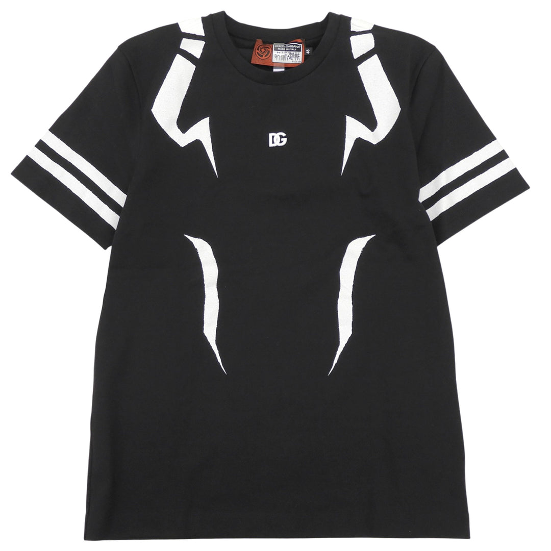 Pristine DOLCE&GABBANA 呪術廻戦 Short sleeve T-shirt black cotton mens 48