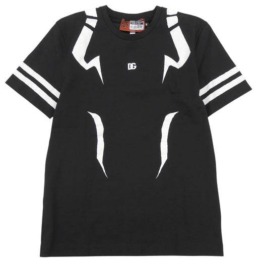 Pristine DOLCE&GABBANA 呪術廻戦 Short sleeve T-shirt black cotton mens 48