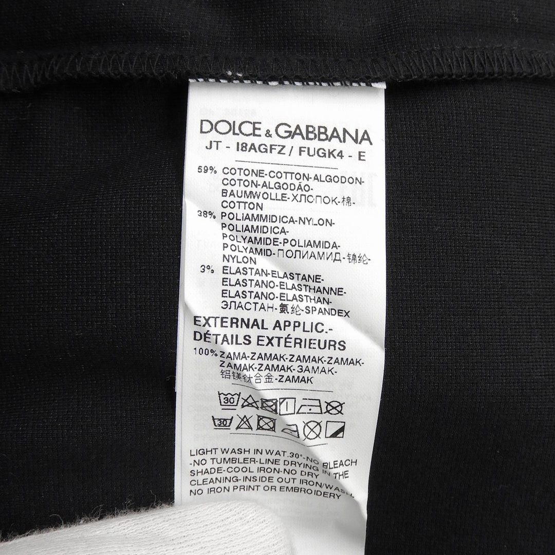Pristine DOLCE&GABBANA 呪術廻戦 Short sleeve T-shirt black cotton mens 48