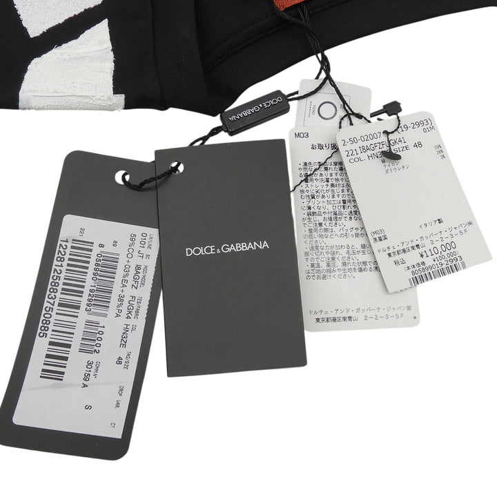 Pristine DOLCE&GABBANA 呪術廻戦 Short sleeve T-shirt black cotton mens 48
