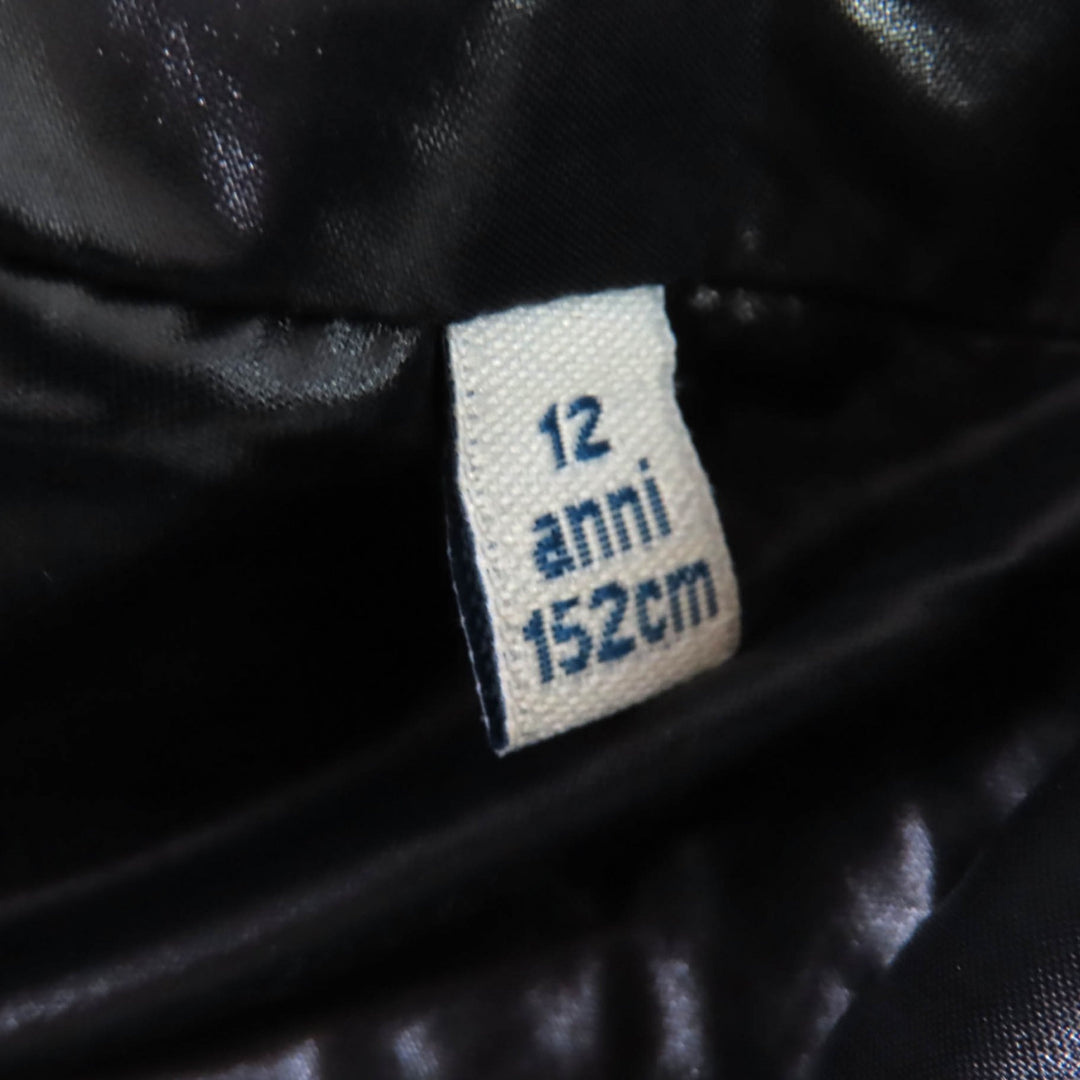 Excellent MONCLER Down jacket ABBAYE Front logo Hooded ZIP UP black Nylon Women